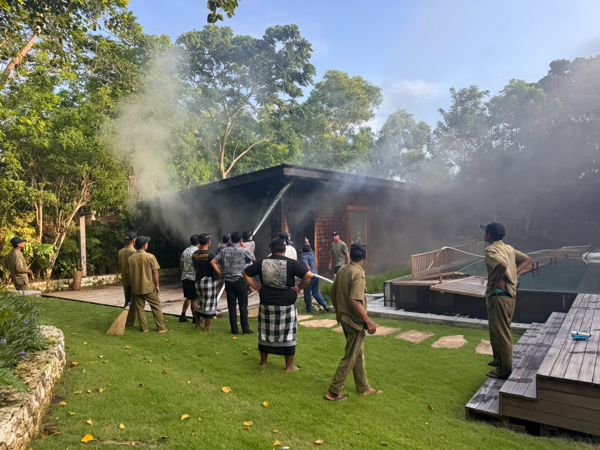 Fire response training