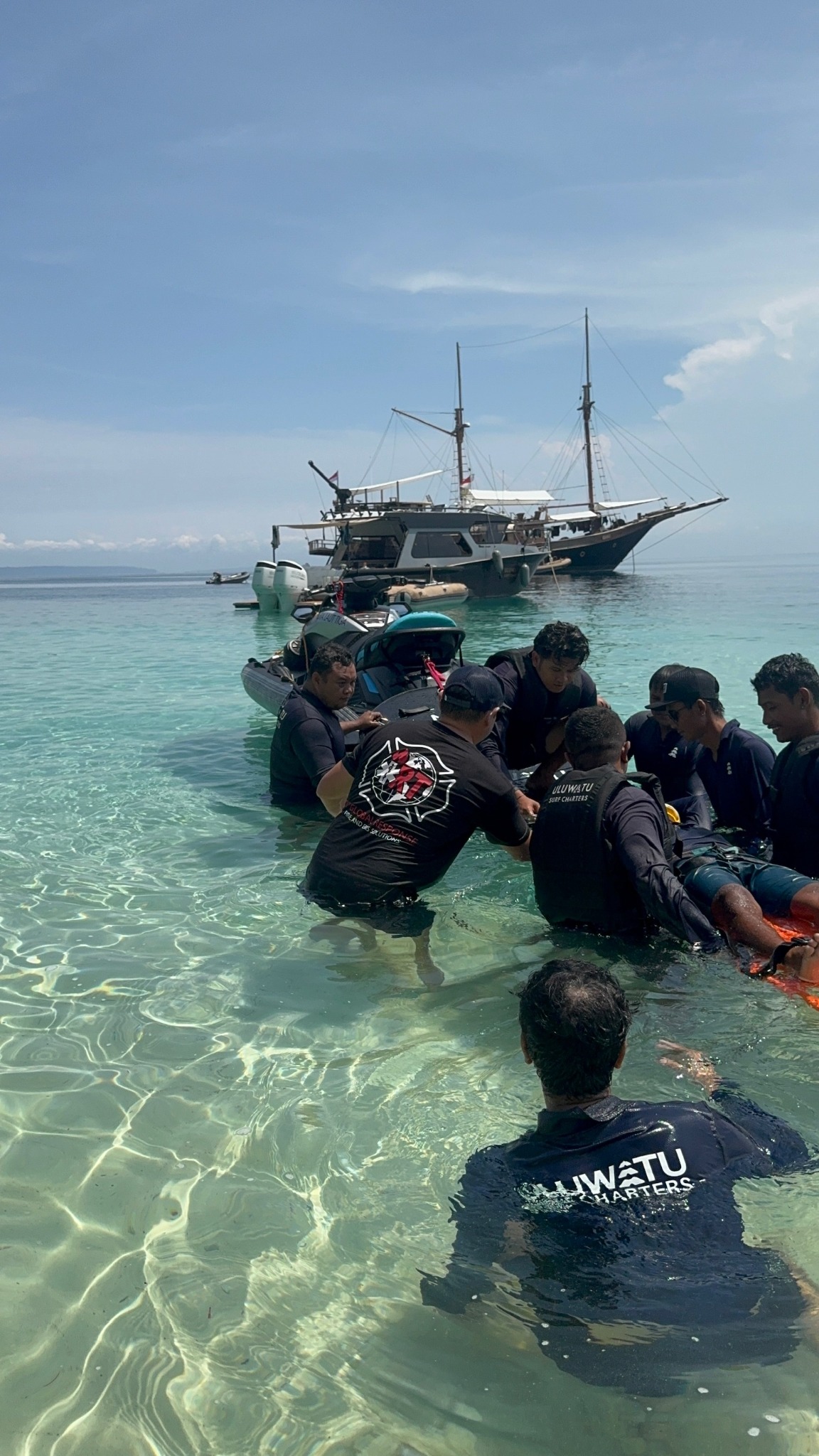 Marine emergency training